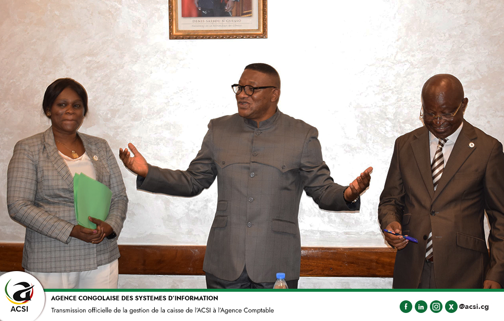 Transmission officielle de la gestion de la caisse de l’ACSI à l’Agence Comptable 1