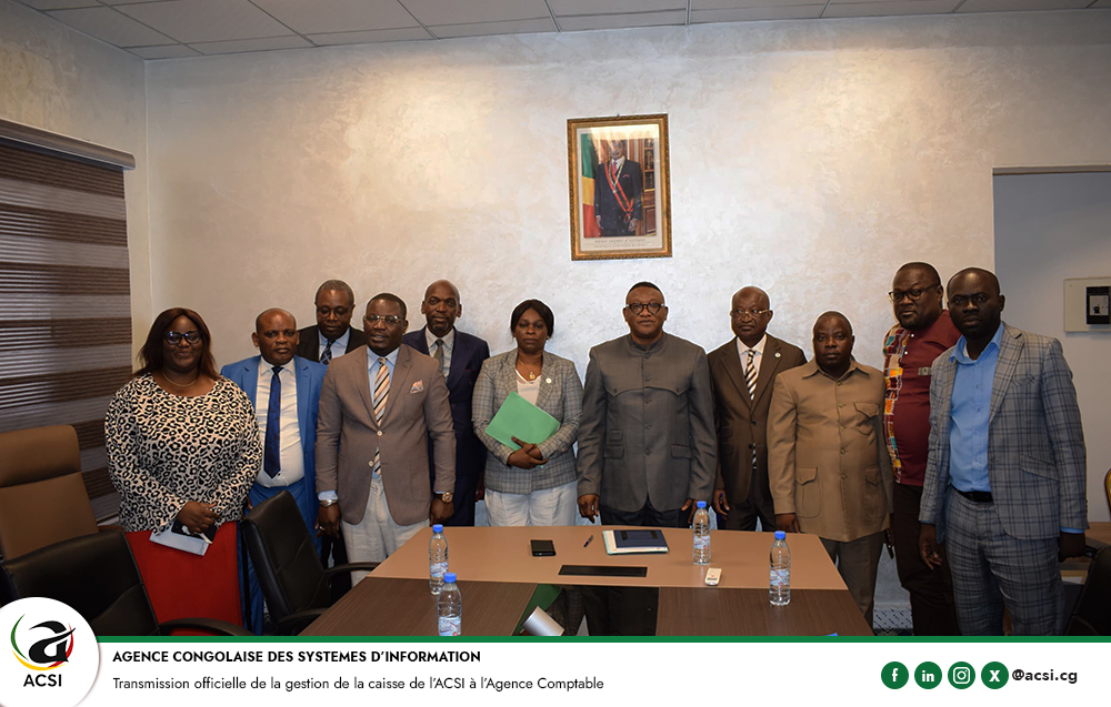 Transmission officielle de la gestion de la caisse de l’ACSI à l’Agence Comptable 3