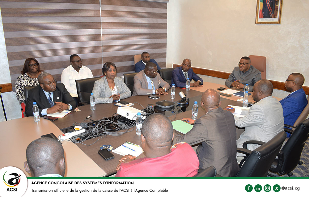Transmission officielle de la gestion de la caisse de l’ACSI à l’Agence Comptable 4